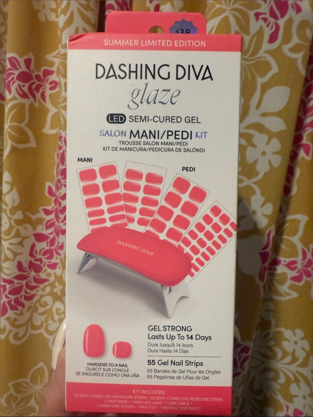 Dashing diva Glaze LED Semi-Cured Gel Mani/Pedi Kit - Eye Candy